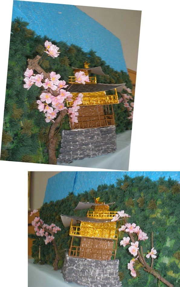 北斗の金閣寺にも桜が咲きました