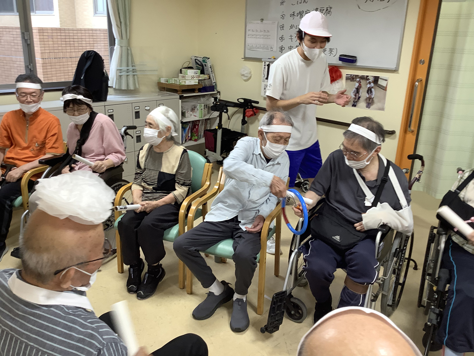 輪通しの様子のイメージ