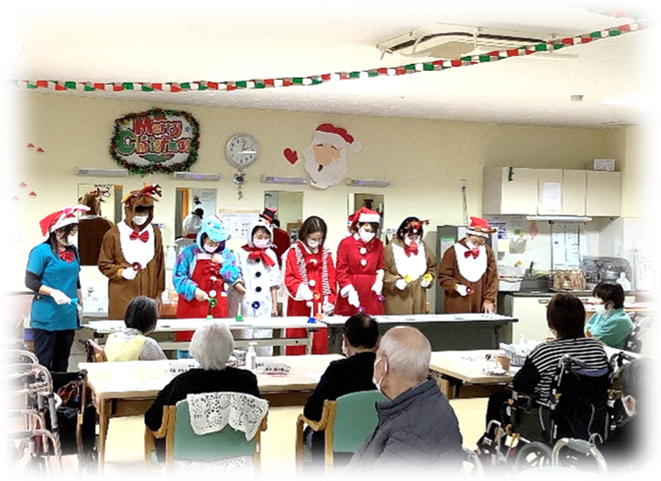 ハンドベル演奏の写真