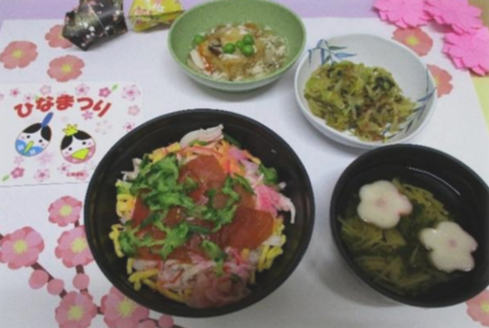 ひなまつり献立の画像