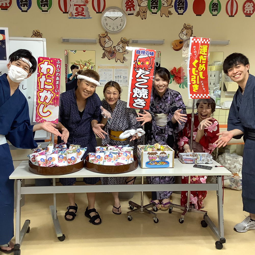 わかば通信 2026年9月号 介護施設で夏祭りを行いました!