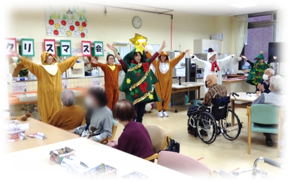 職員によるダンスの写真